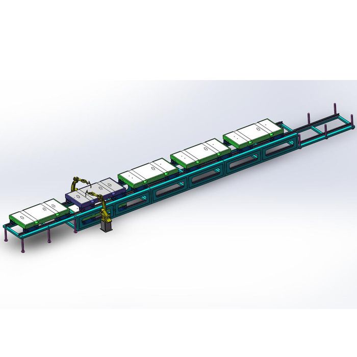 جوشکاری راه حل ربات برای پانل دیواری استیل Welding Robot Solution for Steel Wall Panel